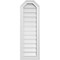 Ekena Millwork Octagonal Top Surface Mount PVC Gable Vent w/ 2"W x 1-1/2"P Brickmould Frame, 12"W x 36"H GVPOT12X3602SF - alternate 1